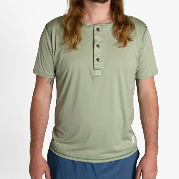 Wise River Desert Sage Flat Creek Henley - Picture 1 of 1